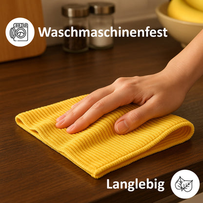 Wohlfy Mikrofasertuch waschmaschinenfest und langlebig